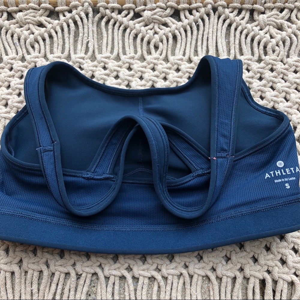 Athleta Sports Bra Blue Athletic Top Size Small - Picture 4 of 6
